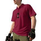 Herren Polo-Shirt mit atmungsaktivem Mesh-Gewe und praktischer Brusttasche
