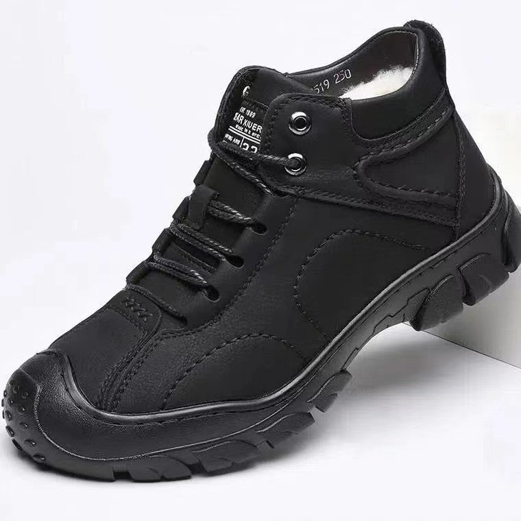 Damen Abenteuerliche Outdoor-Stiefelette mit rutschfester Laufsohle und warmem Innenfutter R&B