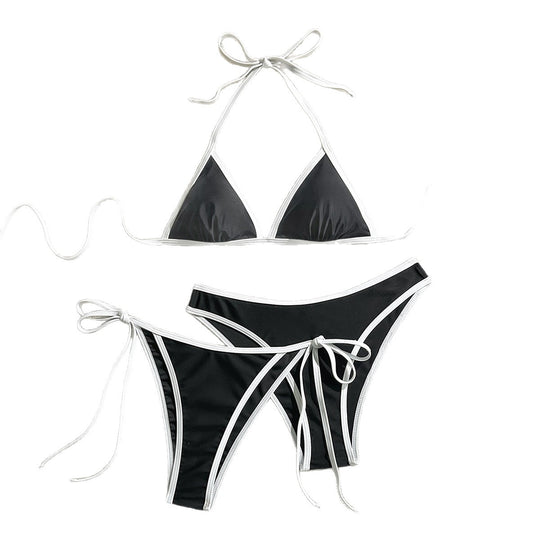 Damen Triangel-Bikini mit eleganter Bindung R&B