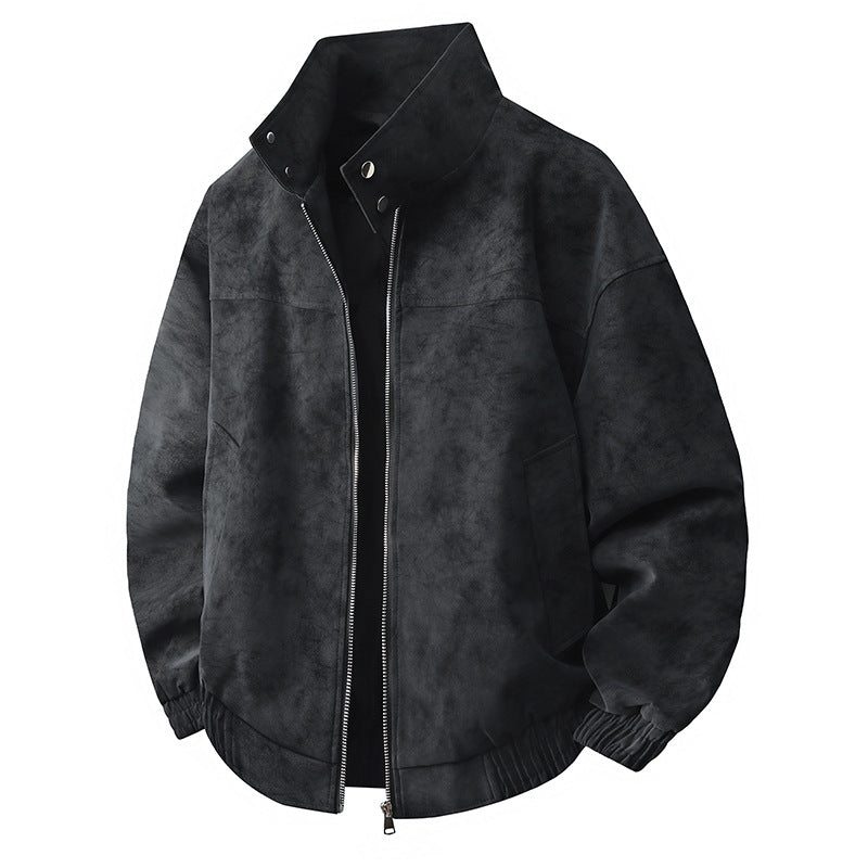 Herren Modische Übergangsjacke mit hohem Kragen und revitalisierendem Innenfutter R&B