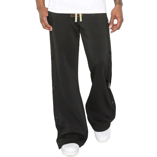 Herren lässige Sporthose mit seitlichem Druck-Design und praktischen Taschen R&B