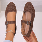 Damen Ballerinas mit verstellbarem Riemen und elegantem Design R&B