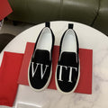 Damen Slip-On Sneakers mit modischem Logo-Design R&B