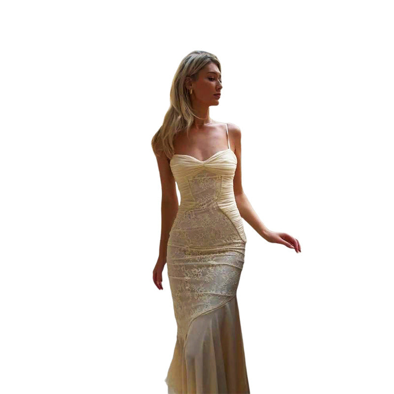 Damen Elegantes Wickelkleid mit Raffungen und asymmetrischem Rock R&B