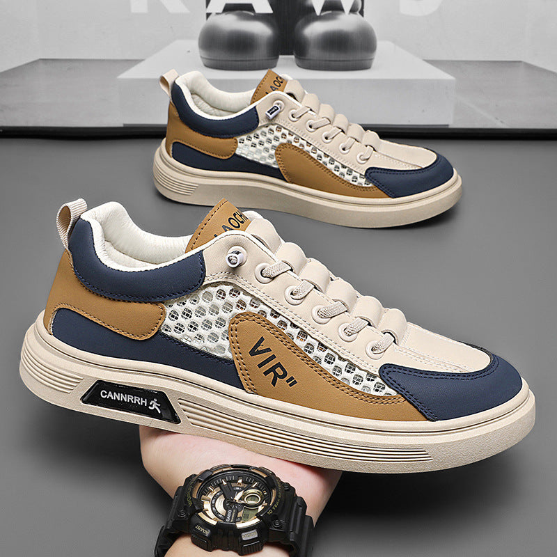 Damen Atmungsaktive Freizeitsneaker mit modernen Einsätzen und rutschfester Sohle