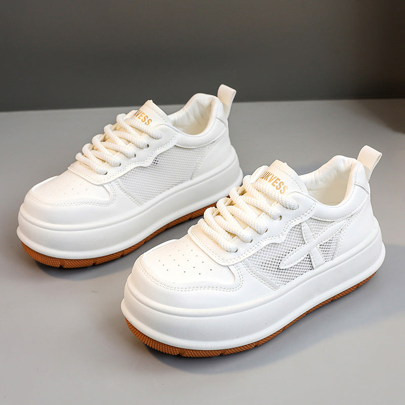 Damen sportliche Freizeitschuhe mit atmungsaktiven Netz-Einsätzen und dämpfender Sohle R&B