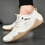Herren Sportliche Freizeitschuhe aus atmungsaktivem Leder mit rutschfester Sohle R&B