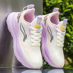 Damen Modische Performance Sneakers mit atmungsaktivem Obermaterial und Stoßdämpfung