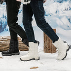 Herren Winterstiefel mit isolierender Fütterung und rutschfester Sohle R&B