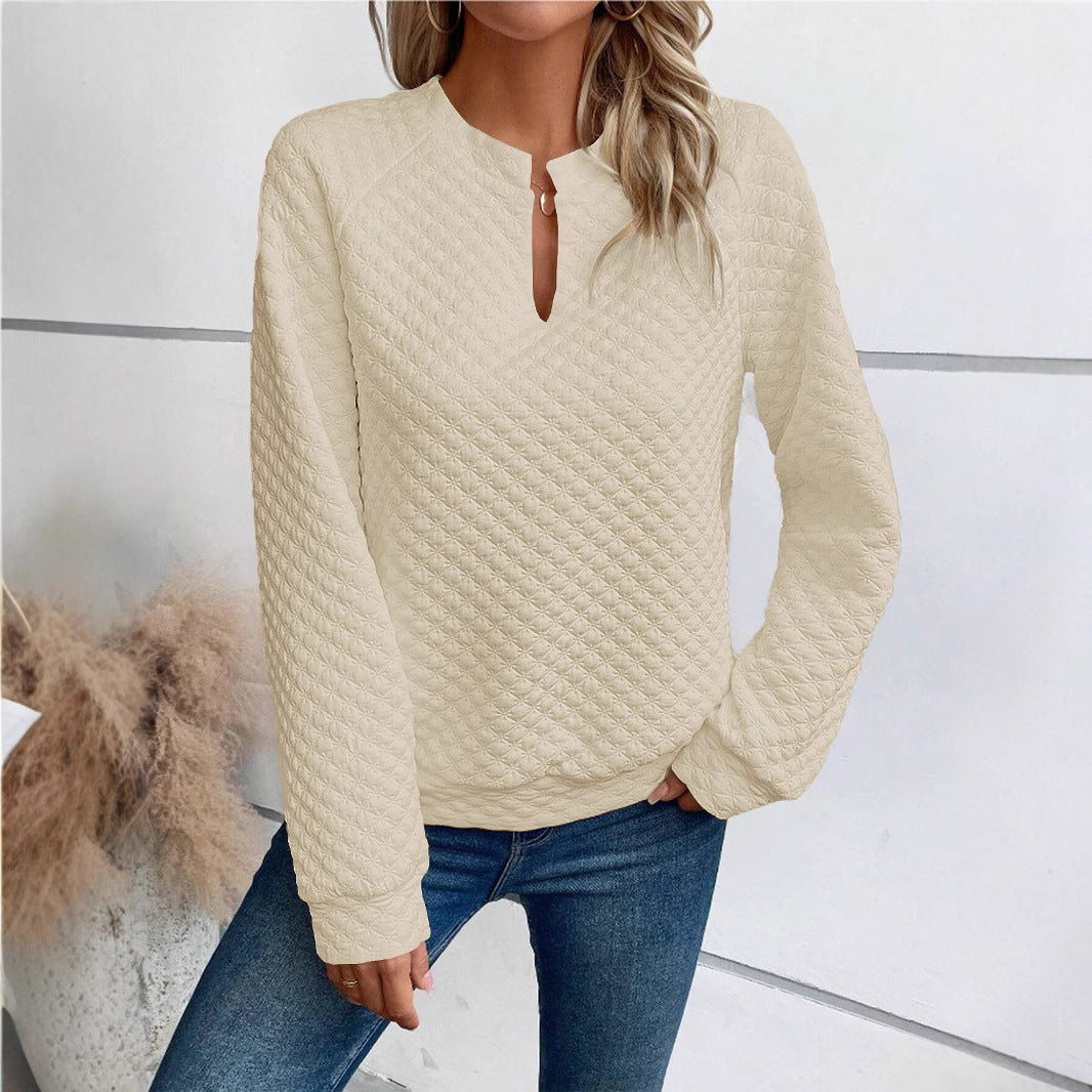 Damen Quilted Pullover R&B
