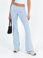 Damen Bootcut-Leggings mit hoher Taille und elastischem Bund R&B