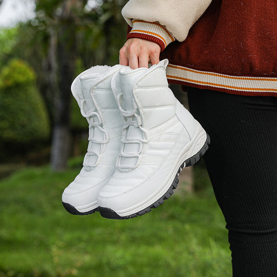 Damen Winterstiefel mit isolierendem Futter und rutschfester Sohle R&B