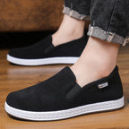 Damen Bequeme Samt-Slipper mit elastischem Einstieg und rutschfester Sohle R&B