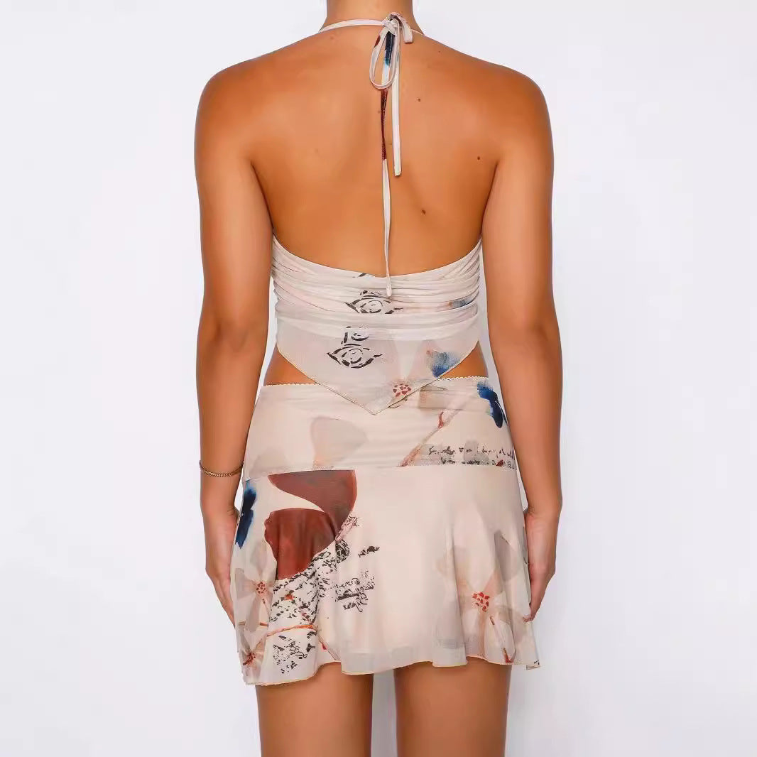 Damen Sommerkleid mit floralem Design R&B