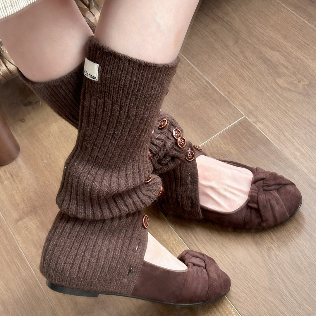 Damen Ballerinas mit elegantem Schleifenakzent und weichem Veloursleder R&B