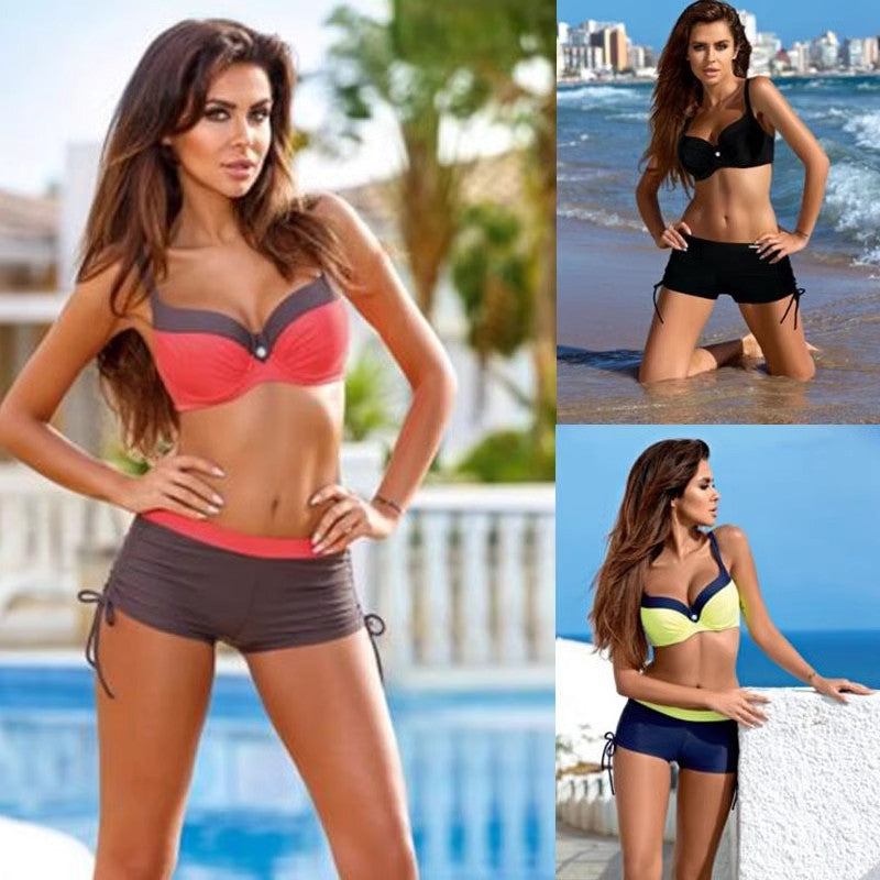 Damen Bikiniset mit stützenden Körbchen und figurbetontem Schnitt R&B