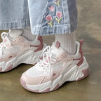 Damen Sportliche Chunky Sneaker mit atmungsaktivem Mesh und bequemer Dämpfung R&B