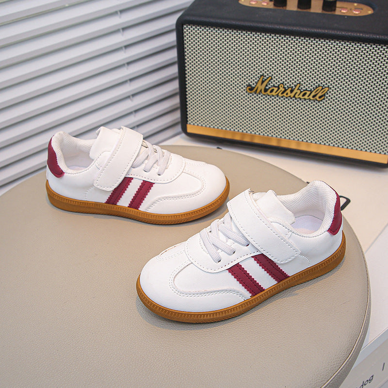Damen sportliche Klett-Sneaker mit atmungsaktiver Mesh-Oberfläche und rutschfester Sohle R&B