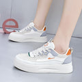 Damen modische Sneakers mit dickem Plateau und atmungsaktiver Obermaterialstruktur R&B
