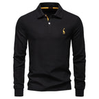 Herren Poloshirt mit klassischer Passform und kontrastierendem Kragen