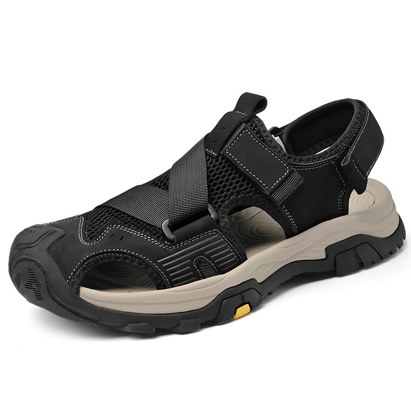 Herren Sportliche Outdoor-Sandalen mit atmungsaktivem Netz und rutschfester Sohle R&B