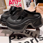 Damen modische Clogs mit konturierter Sohle R&B