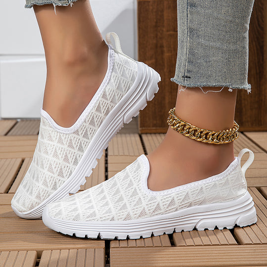 Damen Bequeme Slip-On Sneakers mit ergonomischem Design R&B