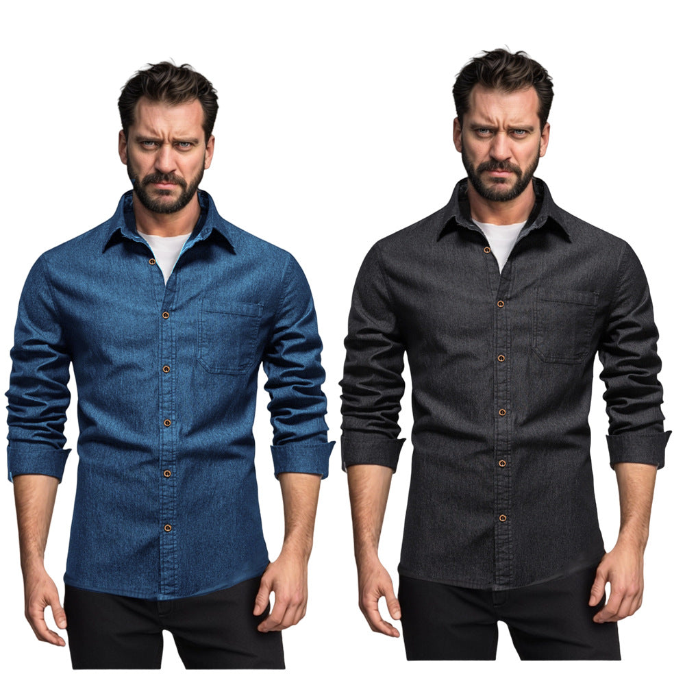 Herren Denim Hemd R&B