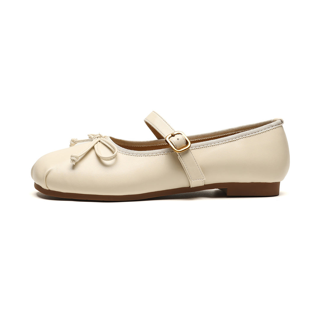 Damen Ballerinas mit modischem Schnallenakzent R&B