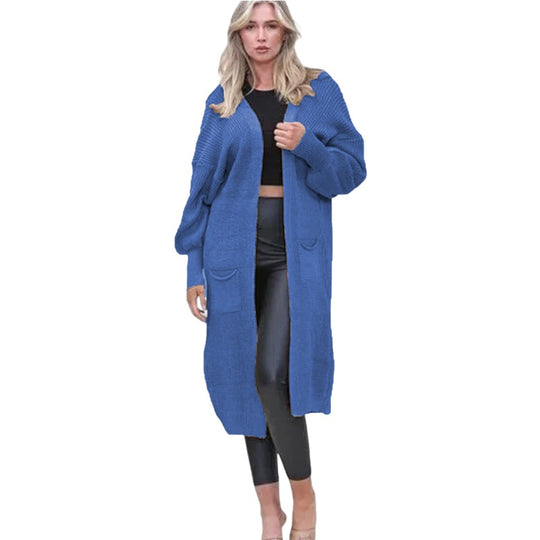 Damen Grobstrickcardigan mit tiefen Taschen und lässiger Passform R&B
