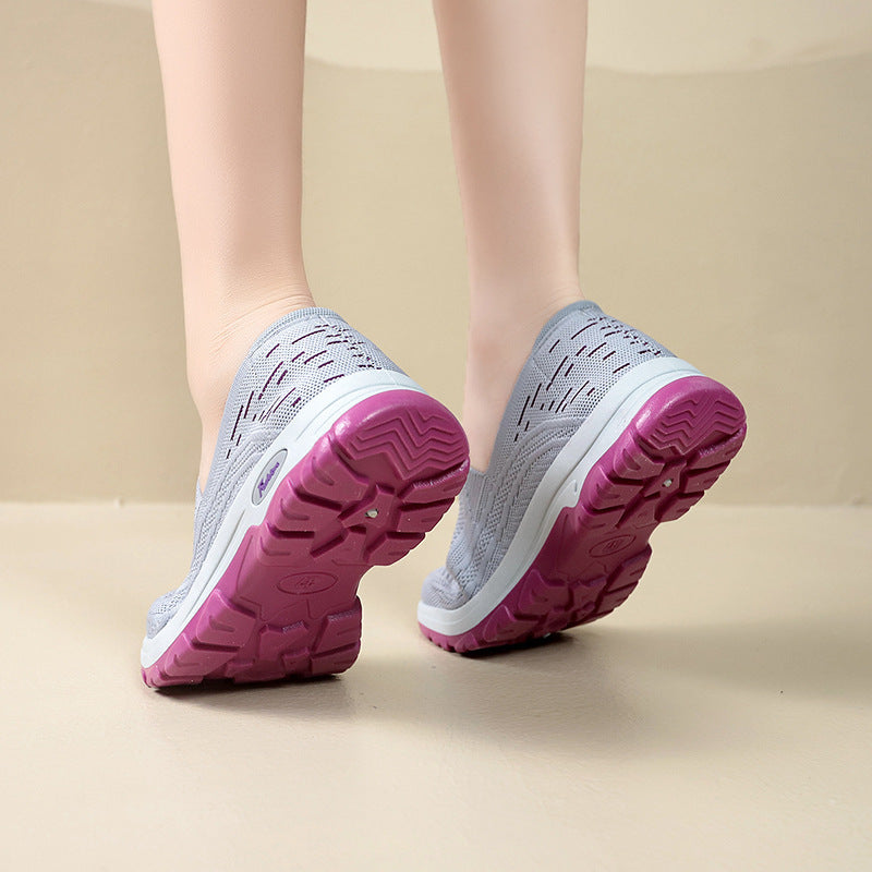 Damen Atmungsaktive Slip-On Sneakers mit flexibler Sohle R&B