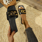 Damen Elegante Sandalen mit modischem Kettenakzent R&B