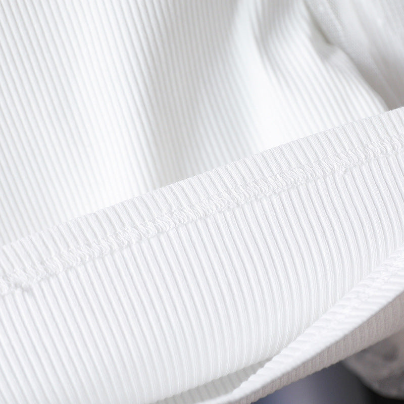Mädchen Langarmshirt mit elegantem Tüllbesatz und Blumendekor R&B