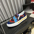 Damen Slip-On Sneakers mit kreativem Grafikdesign und rutschfester Sohle R&B
