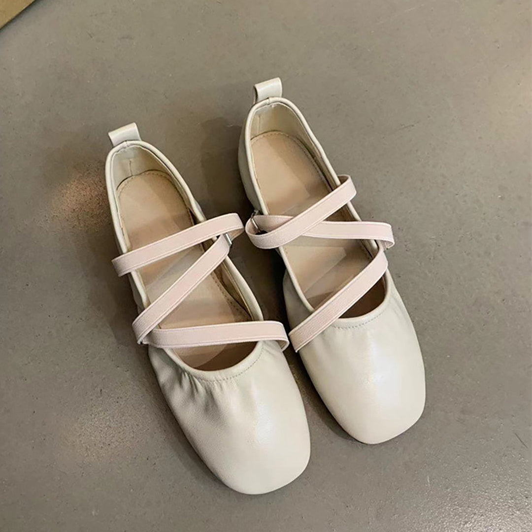 Damen Ballerinas mit modernem Riemchendesign und komfortabler Sohle R&B