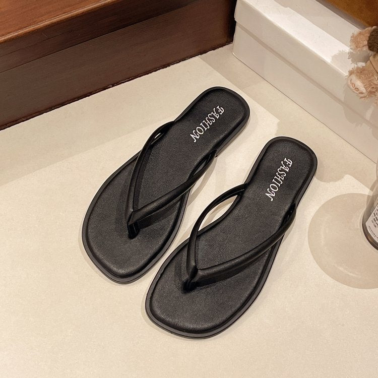 Damen modische Flip-Flops mit komfortablem Fußbett und raffiniertem Riemen R&B