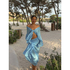 Damen elegante luftige Strandanzug R&B