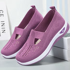 Damen Atmungsaktive Slip-On Sneakers mit elastischem Einschlupf R&B