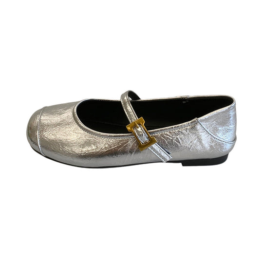 Damen Ballerinas mit dekorativem Riemchen und komfortablem Fußbett R&B