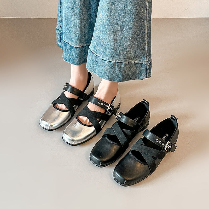 Damen Komfortable Mokassin-Ballerinas R&B