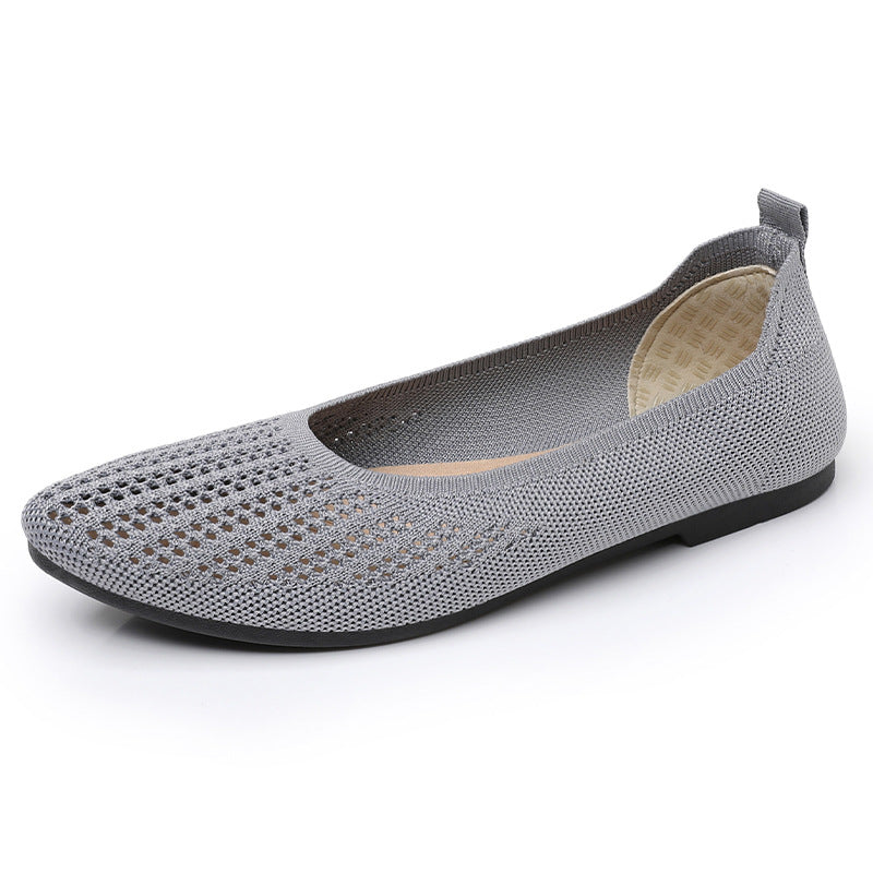 Damen Komfortable Ballerinas mit atmungsaktiver Netzstruktur und weichem Innenfutter R&B