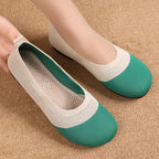Damen Komfortable Ballerinas mit atmungsaktivem Obermaterial R&B