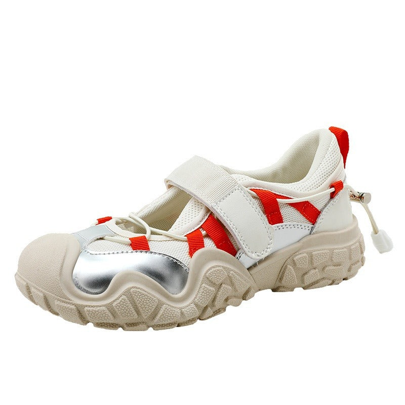 Damen Sportliche Freizeitschuhe mit verstellbarem Riemen R&B