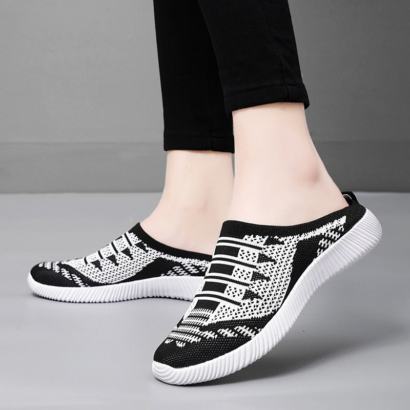 Damen Leichte Slip-On Freizeitschuhe mit atmungsaktivem Obermaterial