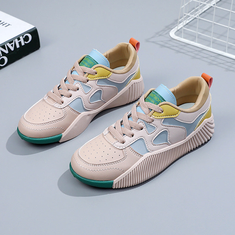 Damen modische Sneaker mit atmungsaktiver Oberflächenstruktur und rutschfester Sohle R&B