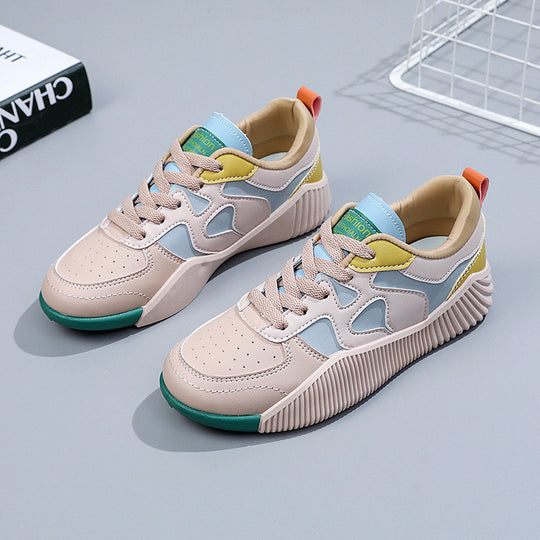 Damen modische Sneaker mit atmungsaktiver Oberflächenstruktur und rutschfester Sohle R&B