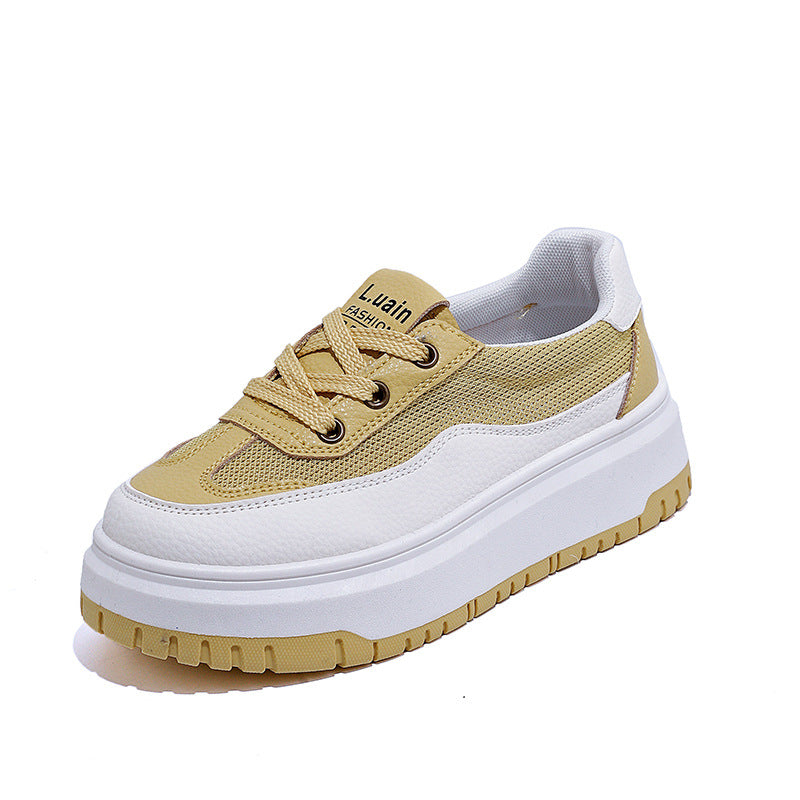 Damen Modische Sneakers mit atmungsaktivem Mesh-Obermaterial und stoßdämpfender Sohle R&B