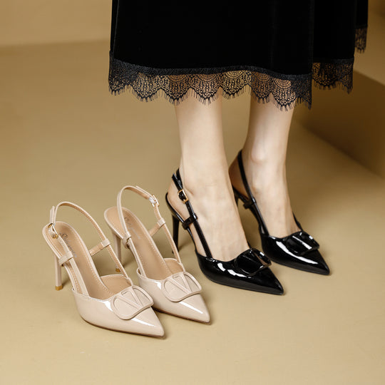 Damen Slingback-Pumps mit modischem Schnallendesign R&B