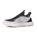 Damen Sportliche Slip-On Sneakers mit atmungsaktiver Strickoberfläche R&B