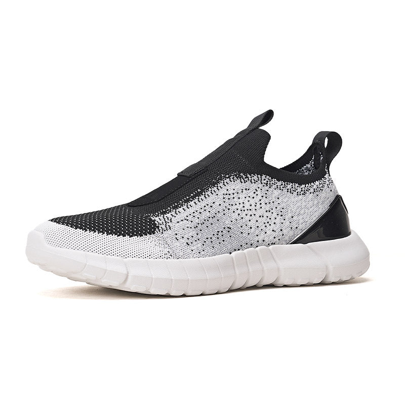 Damen Sportliche Slip-On Sneakers mit atmungsaktiver Strickoberfläche R&B